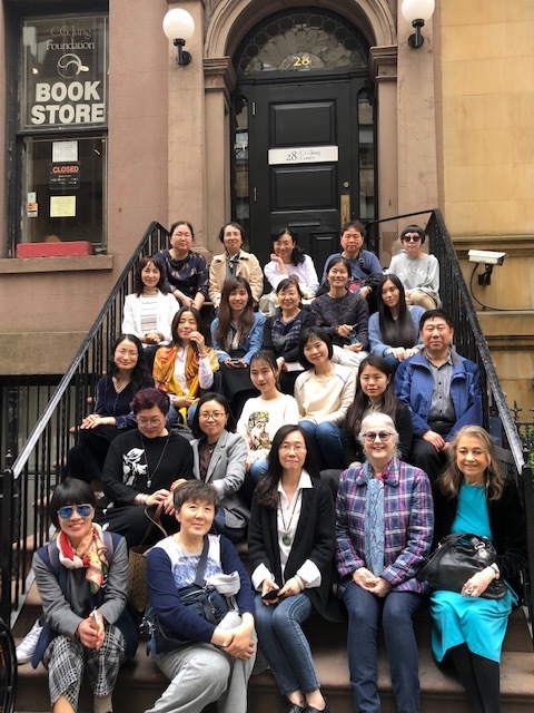 Chinese students visiting The Institute